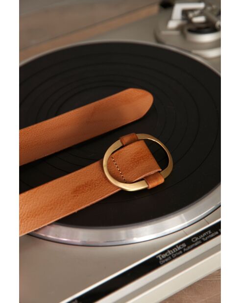 Ceinture moyenne Jonas camel clair