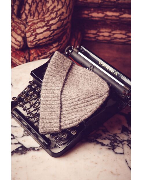 Bonnet Vasco taupe clair
