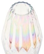 Meerkleurige glazen kroonluchtervaas M- D17xH32 cm