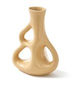 Vase trois oreilles beige S / H21 cm - 17x9x21 cm