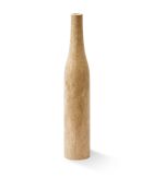 Bougeoir bouteille long beige - D8.5xH47 cm
