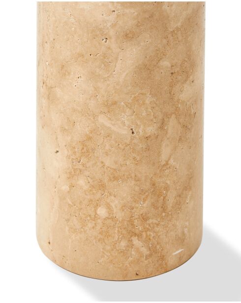 Bougeoir bouteille long beige - D8.5xH47 cm