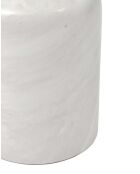 Bougeoir whisky blanc - D12.5xH32.9 cm