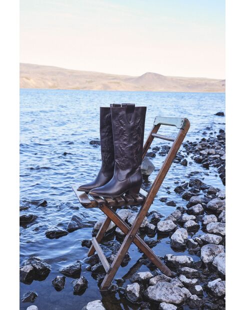 Bottes Lucien bottes marron foncé