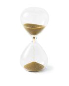 Boule de sablier XXS doré - D4xH8.5 cm