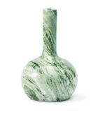 Bougeoir cloche vert foncé - D16xH25 cm