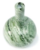 Bougeoir cloche vert foncé - D16xH25 cm