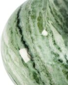 Bougeoir cloche vert foncé - D16xH25 cm