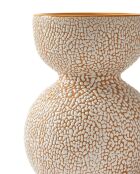 Vase Boolb dots orange S - D13.7xH20 cm