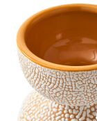 Vase Boolb dots orange S - D13.7xH20 cm