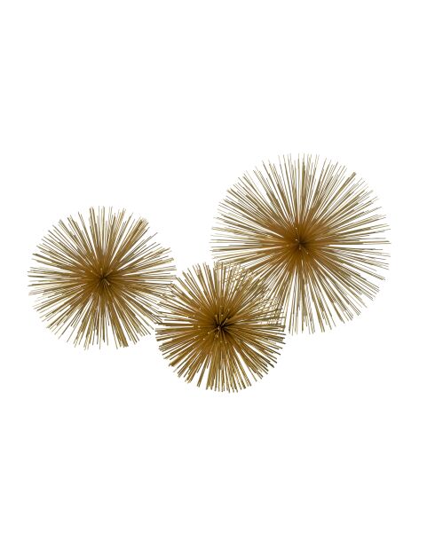 Objet de décoration Laiton piquant doré L - D26xH26 cm