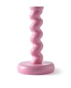 Portavelas Twister rosa claro M - D14xH24 cm