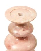 Bougeoir Héritage rose - D18xH50 cm