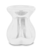 Weißer Körperhocker - 42,5x37,5 x50 cm