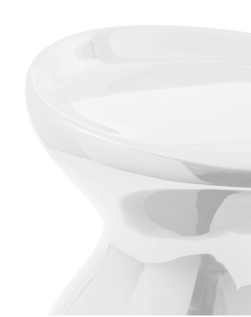 Kruk met witte carrosserie - 42,5x37,5 x50 cm