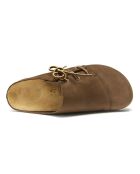 Zuecos Ester de piel marrón