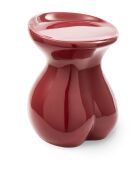 Taburete corporal rojo burdeos - 42,5x37,5 x50 cm