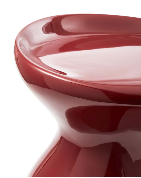 Bordeauxrode lichaamskruk - 42,5x37,5 x50 cm