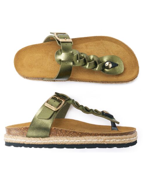 Groene sandalen Luna