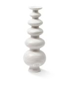 Bougeoir Héritage blanc - D18xH50 cm