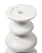 Bougeoir Héritage blanc - D18xH50 cm