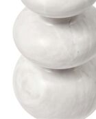 Bougeoir Héritage blanc - D18xH50 cm