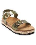 Groene sandalen van Ines