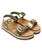 Groene sandalen van Ines