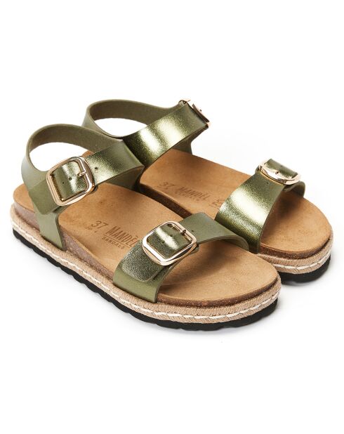 Groene sandalen van Ines