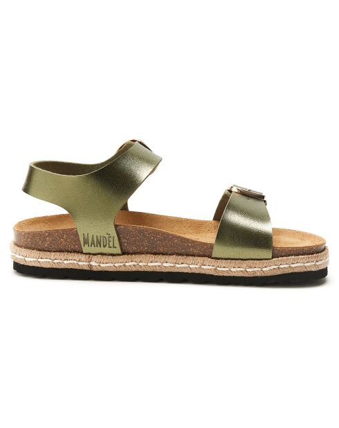 Groene sandalen van Ines