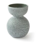 Vase Boolb dots vert foncé M - D23.2xH32 cm