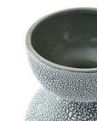 Vase Boolb dots vert foncé M - D23.2xH32 cm