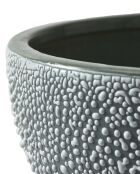 Vase Boolb dots vert foncé M - D23.2xH32 cm