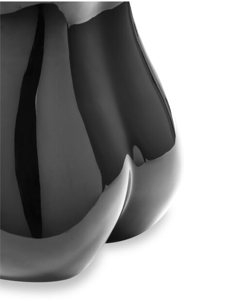 Kruk met zwarte carrosserie - 42,5x37,5 x50 cm