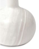 Bougeoir cloche blanc - D16xH25 cm