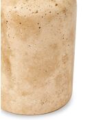 Bougeoir whisky beige - D12.5xH32.9 cm