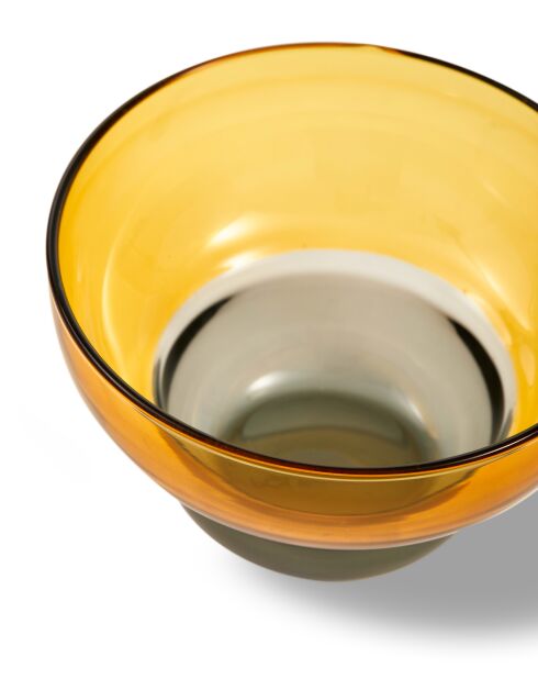 2 Tassen Mizu Kiri gelb/grün - D10xh6 cm