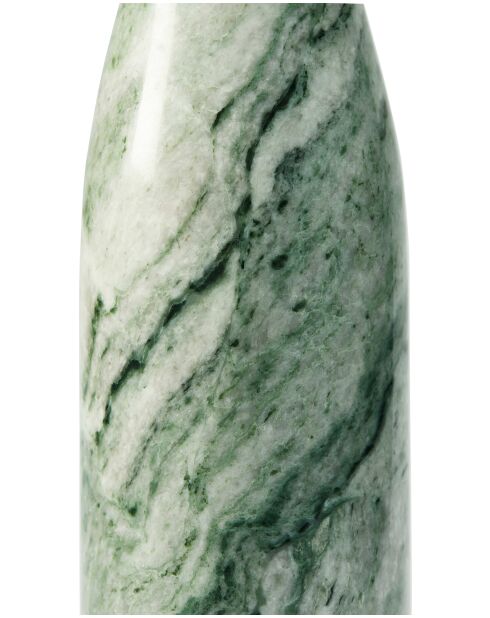 Bougeoir en forme de bouteille vert foncé - D8.5xH47 cm