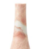 Bougeoir bouteille longue rose - D8.5xH47 cm