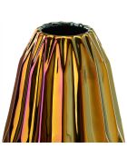 Vase plis huileux M - D17xH33 cm