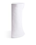 Statue Tête gauche en bas blanche - 41x33x79 cm