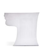 Statue Tête gauche en bas blanche - 41x33x79 cm