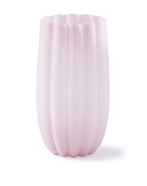 Vase melon rose L - D20.5xH38.1 cm