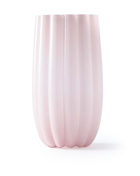 Vase melon rose L - D20.5xH38.1 cm
