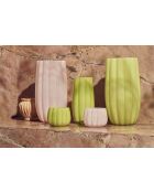 Vase melon rose L - D20.5xH38.1 cm