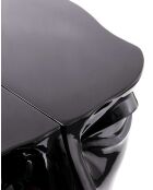 Statue Tête droite haut noire - 56x46 x40 cm