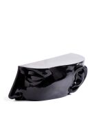 Statue Tête droite haut noire - 56x46 x40 cm