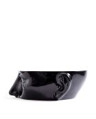 Statue Tête droite haut noire - 56x46 x40 cm