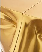 Statue Tête gauche haut dorée - 56x46x40 cm