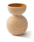 Vase Boolb dots orange M - D23.2xH32 cm